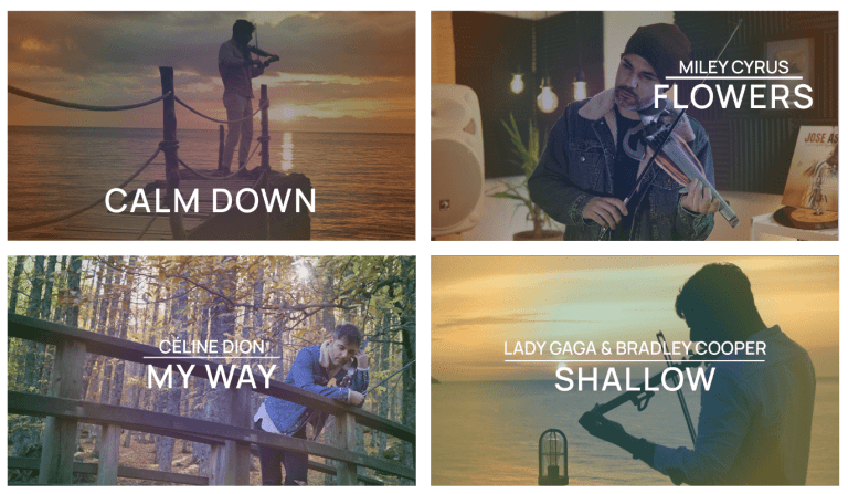 Éxitos de José Asunción en YouTube