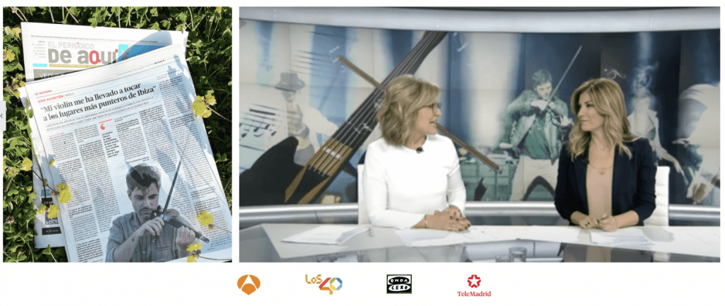 José Asunción aparece en Antena 3, prensa española e internacional.